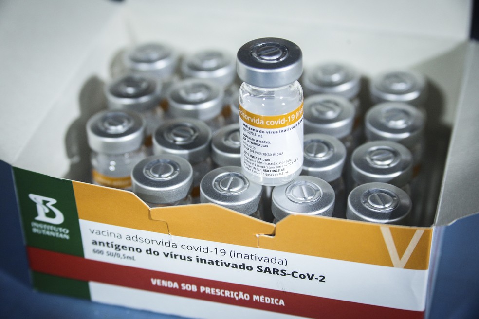 Nova remessa de vacinas chega ao estado — Foto: Breno Esaki/Agência Saúde DF